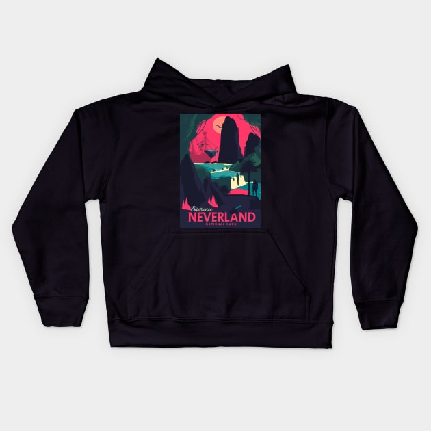 Neverland Kids Hoodie by Heymoonly